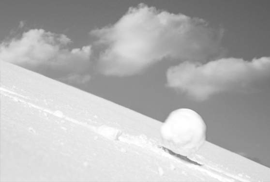 imagen de una bola de nieve