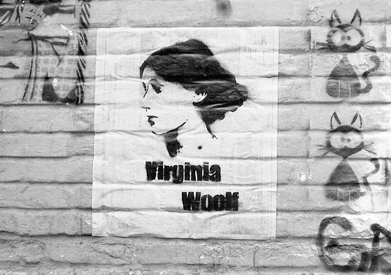 Virginia Woolf en un grafiti