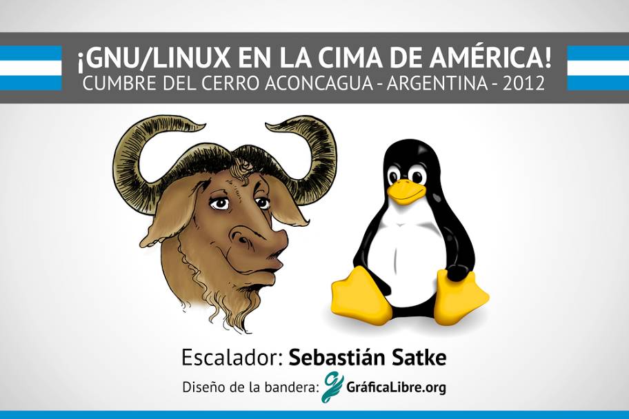 Bandera GNU/Linux