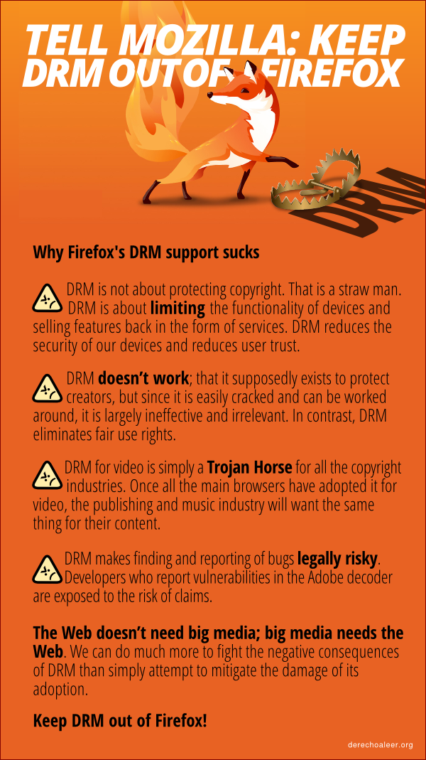 [mozilla drm out ifo]