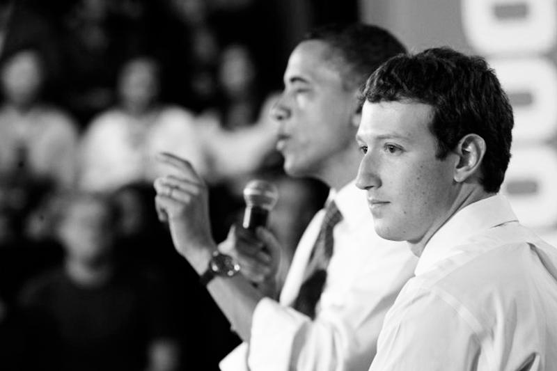 Mark Zuckerberg y Barack Obama