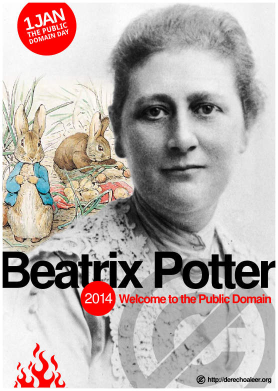 Beatrix Potter, bienvenida al Dominio Público