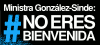 Ministra González-Sinde #NoEresBienvenida 200px